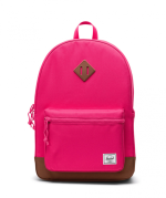 Heritage Youth Backpack Fuschia Purple/Saddle Brown