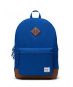 Heritage Youth Backpack Black Surf The Web/Saddle Brown