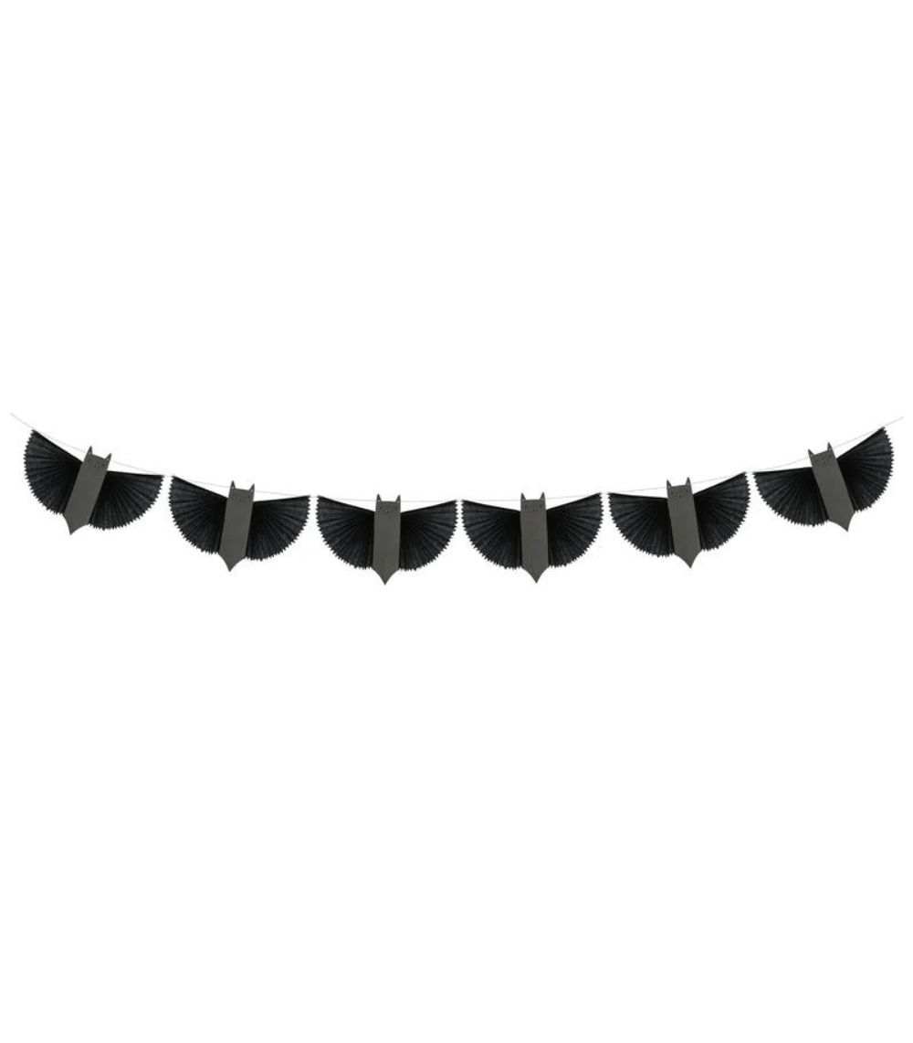 meri meri halloween (1) Bat Garland - Image 1