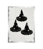 Honeycomb Witch Hat Decorations (x3) - Image 3