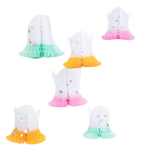 Ombre Ghost Hanging Decorations (x6)