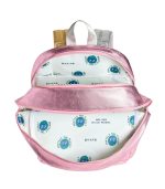 Kane Double Pocket Backpack, Pink Checkerboard - Image 4