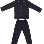 Hollywood Black Preppy Kids Pyjamas