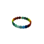 Mamacita Smiley Tile Bracelet, Multicolor Red