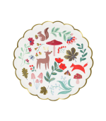 Meri Meri Winter Woodland Side Plates (x8)