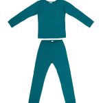 Emerald Green Kids Longsleeve Pyjamas