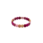 Mamacita Smiley Tile Bracelet, Pink