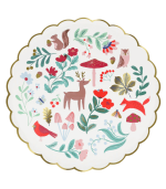 Meri Meri Winter Woodland Dinner Plates (x8)