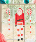 Meri Meri Long Legged Santa & Reindeer Decorations (x4) - Image 2