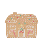 Meri Meri Gingerbread House Plates (x8)