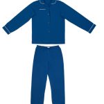 Saphire Blue Preppy Kids Pyjamas