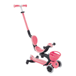 Globber Scooter Go.Up Baby Lights 360 Coral Pink