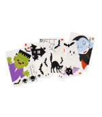 Set of 35 Static Cling Window Stickers, Windo-Wow