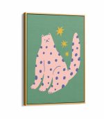 Polka Dot Cat, 70x100cm
