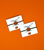 Mardi Pumpkin Bracelet, Black/Orange - Image 2