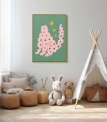 Polka Dot Cat, 70x100cm - Image 2
