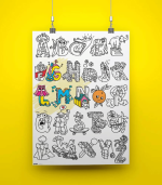 Giant Coloring Poster ABC - Image 2