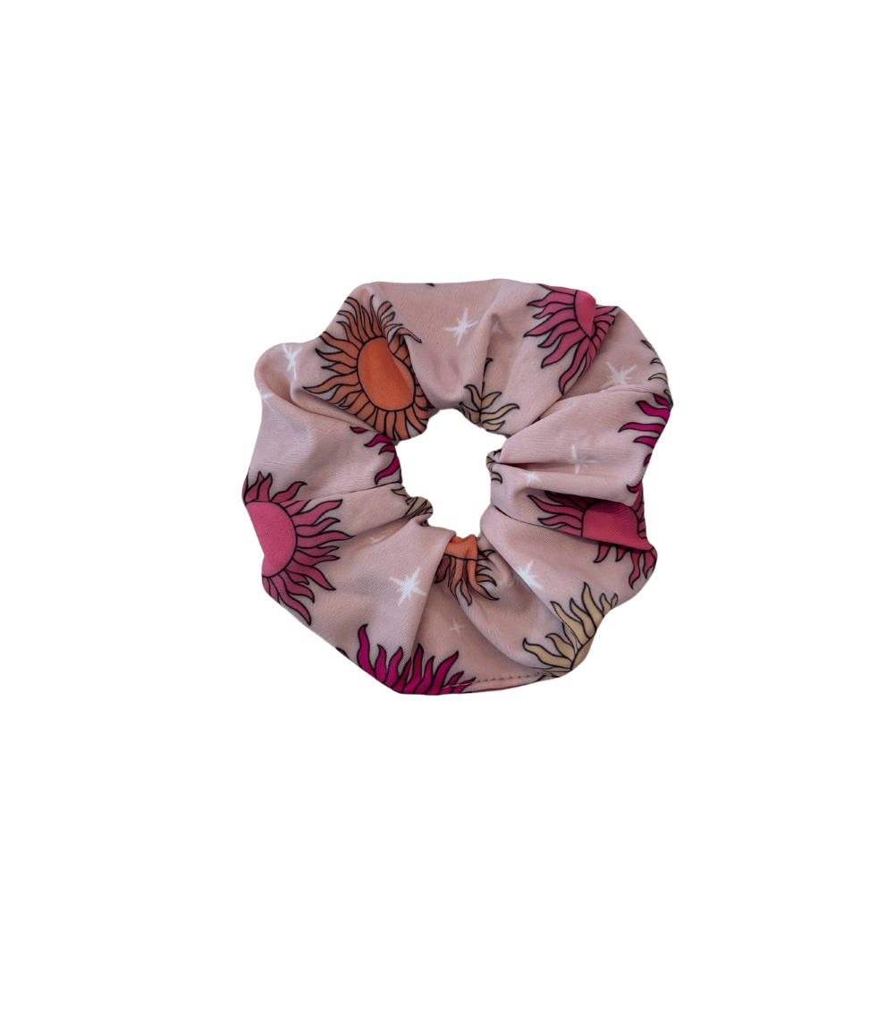 7 Retro Color Sun Scrunchie - Image 1