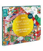 Giant Poster & Stickers - Santa's Workshop