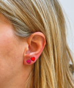 Anastasia Kessaris for The Wonder Room Prism Heart Emoji Earrings - Image 2