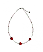 Candy Heart Red Necklace