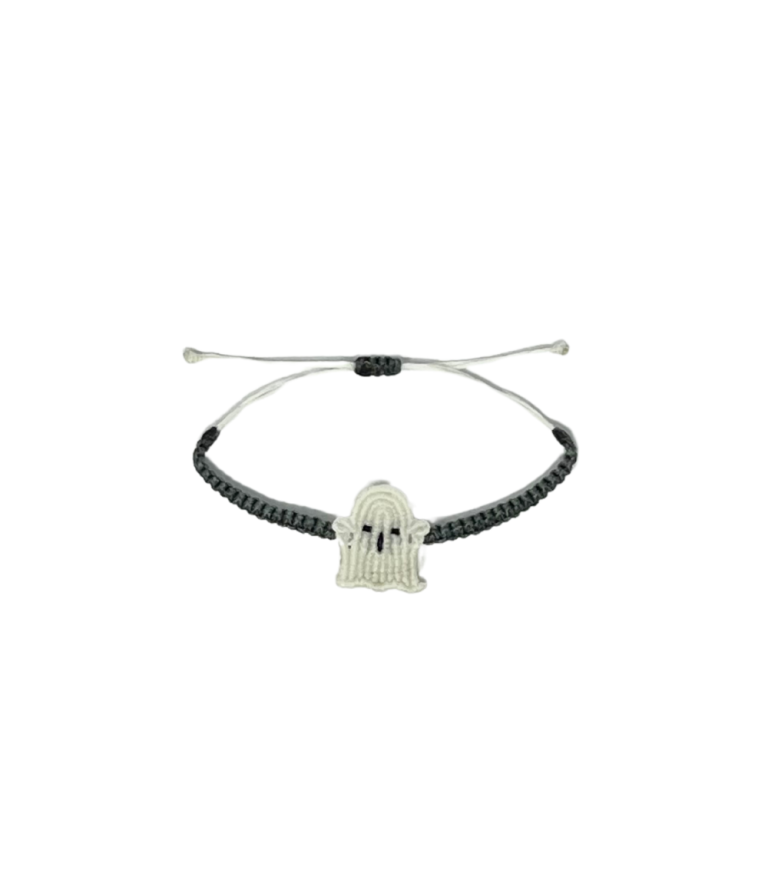 Shaared Box Room Layout Mardi Black White Skull Bracelet - The Wonder Room