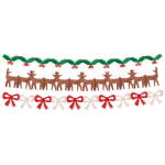 Meri Meri Tissue Paper Christmas Garlands (x3)