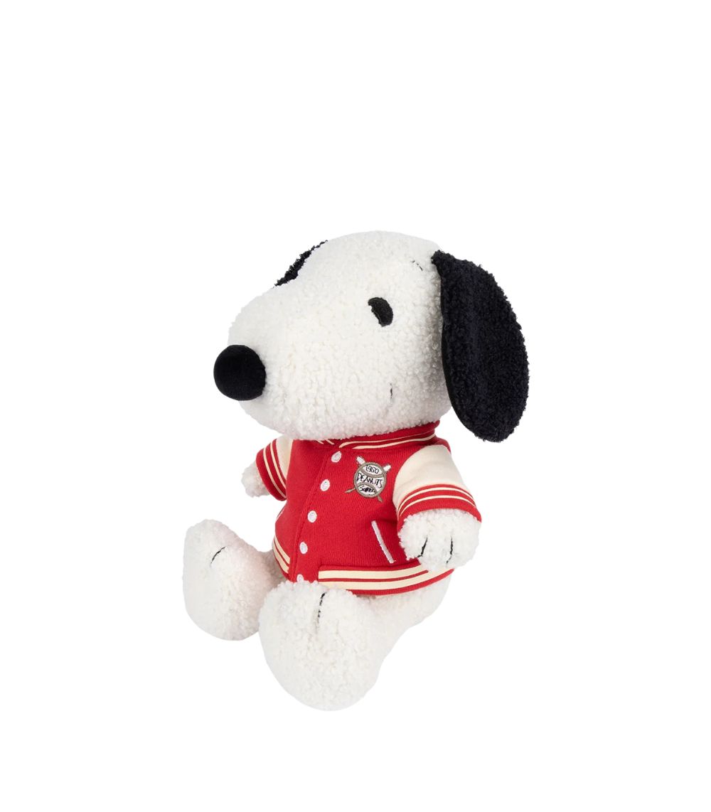 49 Snoopy Sitting with Varsity Jacket Cream, 25cm - Image 1
