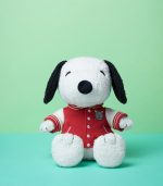 Snoopy Sitting with Varsity Jacket Cream, 25cm - Image 2
