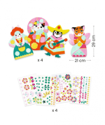 Djeco Create With Stickers - Rhinestones - Image 4