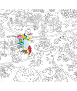 Giant Coloring Poster Animal City - Image 3