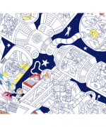 OMY Giant Coloring Poster, Space Station - Image 3