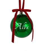 Personalized Christmas Ornament - Green