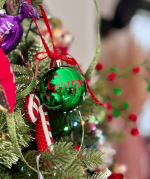 Personalized Christmas Ornament - Green - Image 2