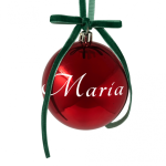 Personalized Christmas Ornament - Red