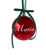 Personalized Christmas Ornament - Red
