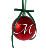 Personalized Christmas Ornament - Red - Image 3