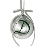 Personalized Christmas Ornament - Silver - Image 3