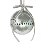Personalized Christmas Ornament - Silver