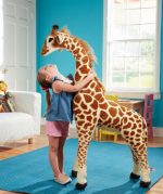 Giraffe Lifelike Plush Stuffed Animal - Image 2
