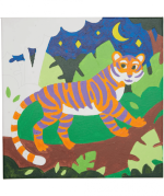 Colorific Canvas Paint By Number Kit - Terrific Tiger - Image 2
