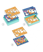 Djeco Color Stop, Fabulous Stencils - Image 4