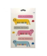 Stickiville: A Whole Lotta Stickers! Sticker Book - Dress Up Cats - Image 4