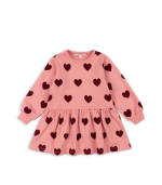 Lou Sweat Dress, Coeur
