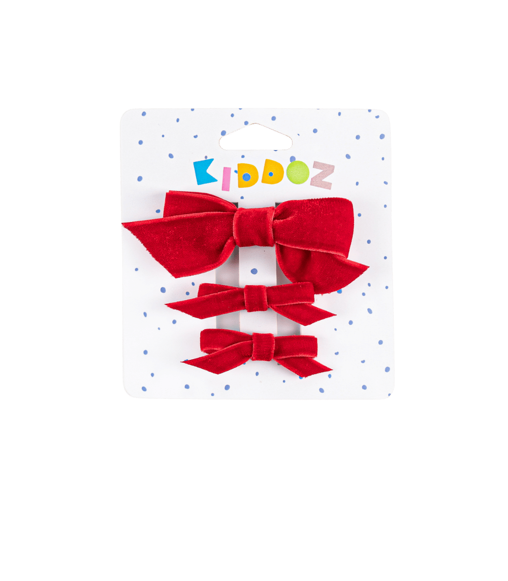 10 Kiddoz Red Velvet Bow Pack - Image 1