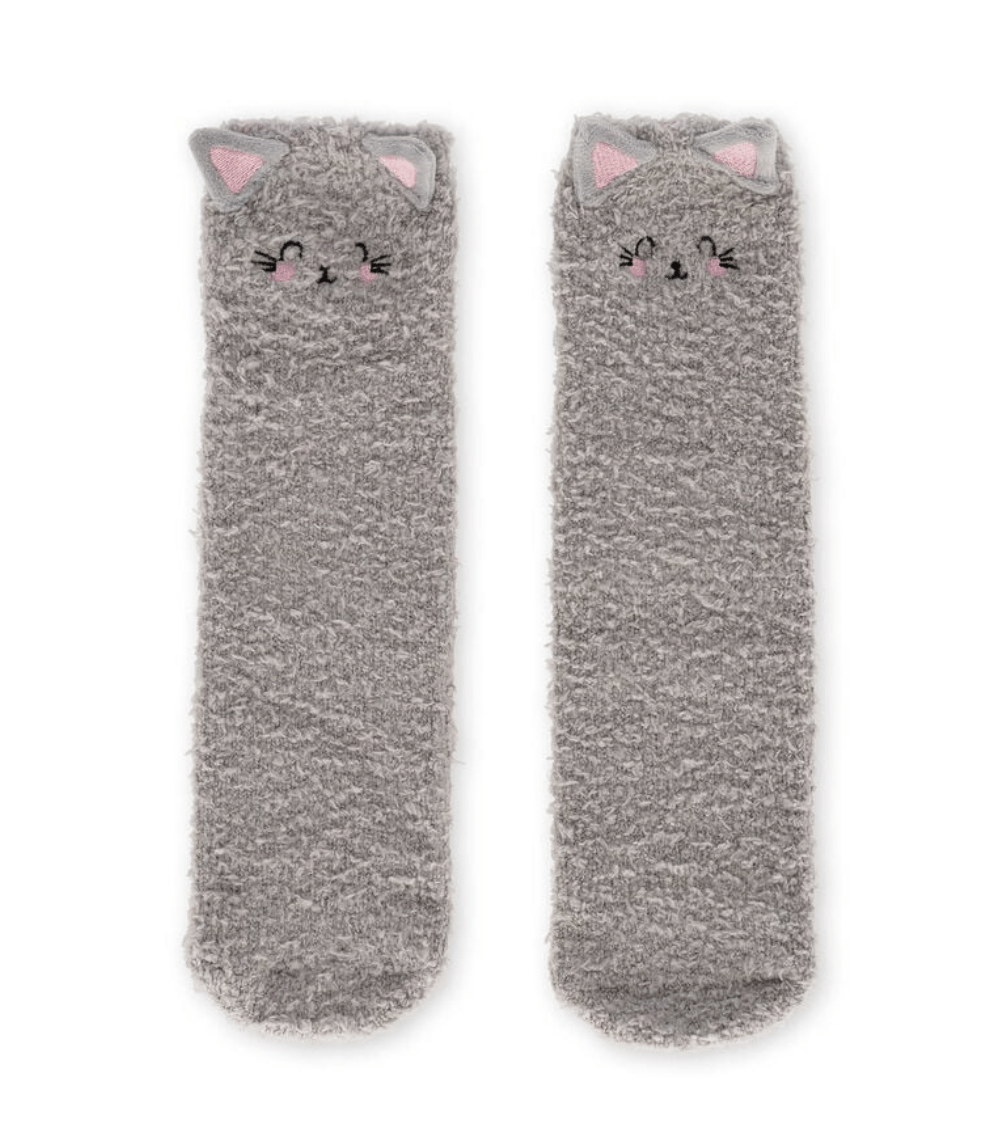 11 Non-Slip Socks - It's a Match! - Adult, Kitty - Image 1