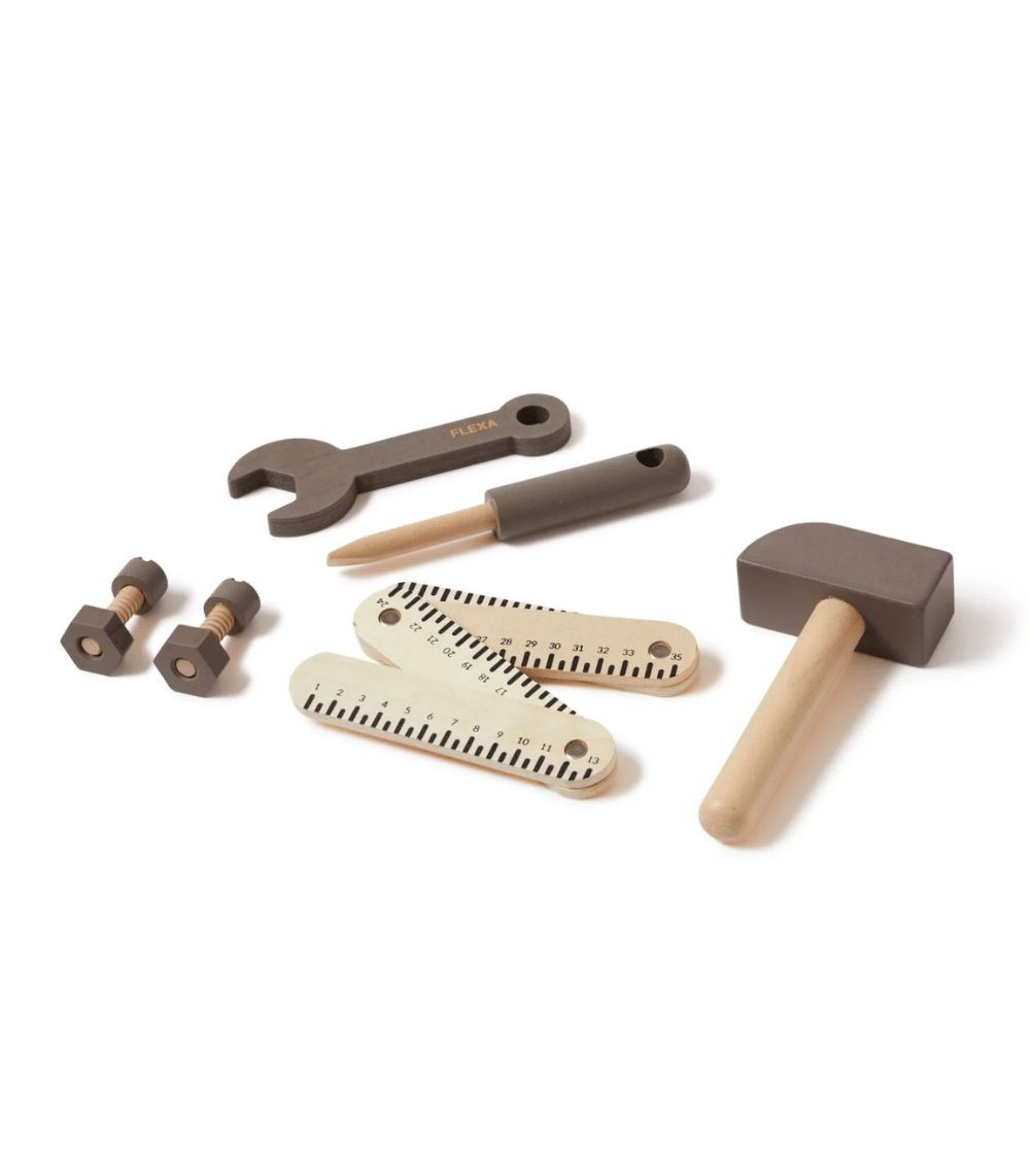 12 Tool Set Brown/Natural - Image 1