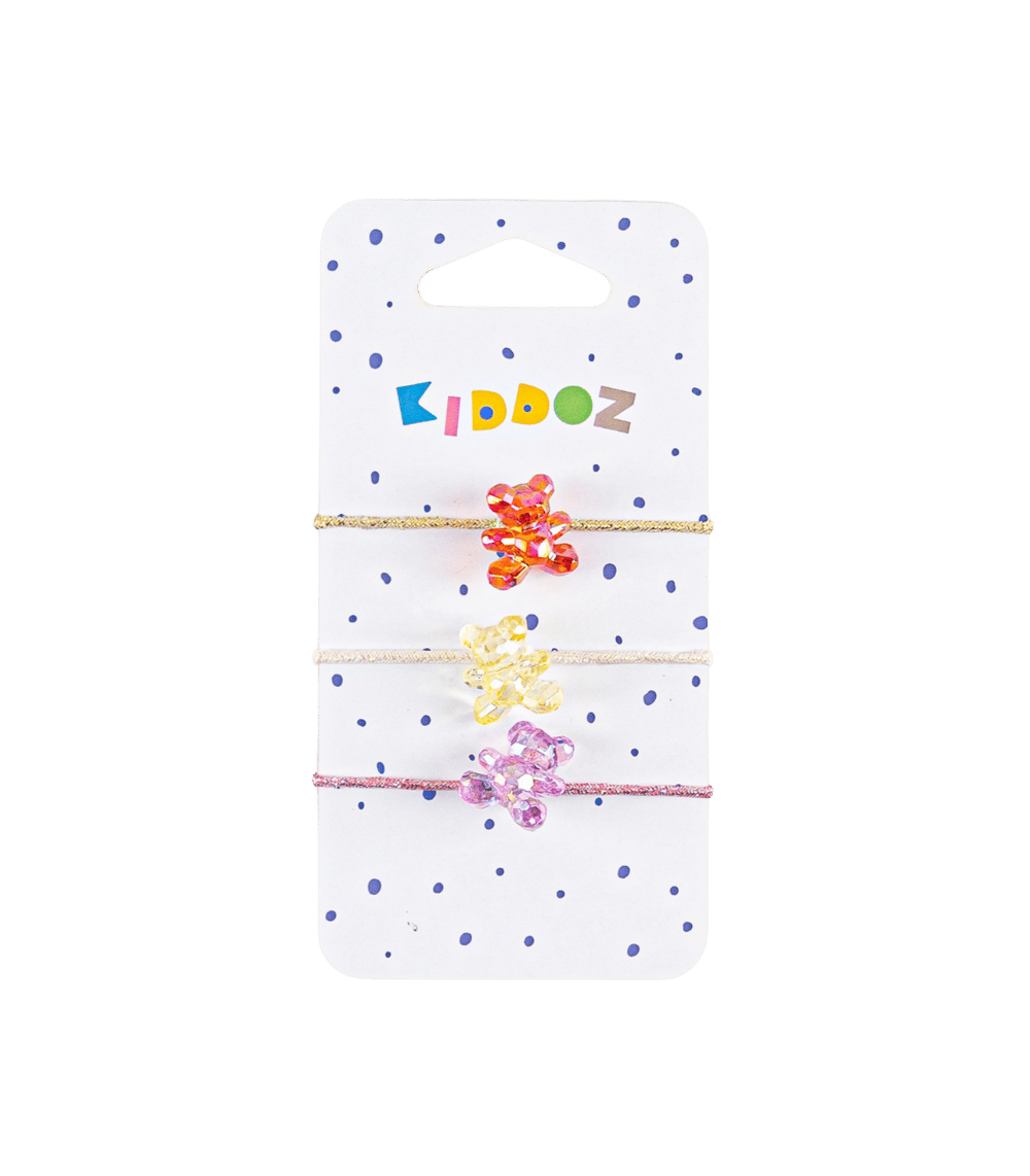 12 Kiddoz Lovely Bears Hairties - Image 1