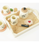 Le Toy Van Wooden Tea Set & Tray - Image 2