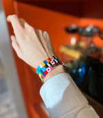 Mamacita Heart Bracelet Multicolor, Gold - Image 2